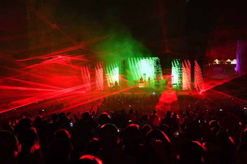 Jean Michel Jarre at Baalbeck Festival